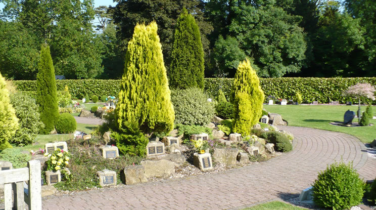 Rockery in the Ribbon Walk in the memorial gardens (744)